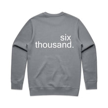 Load image into Gallery viewer, Six Thousand Grey Crew
