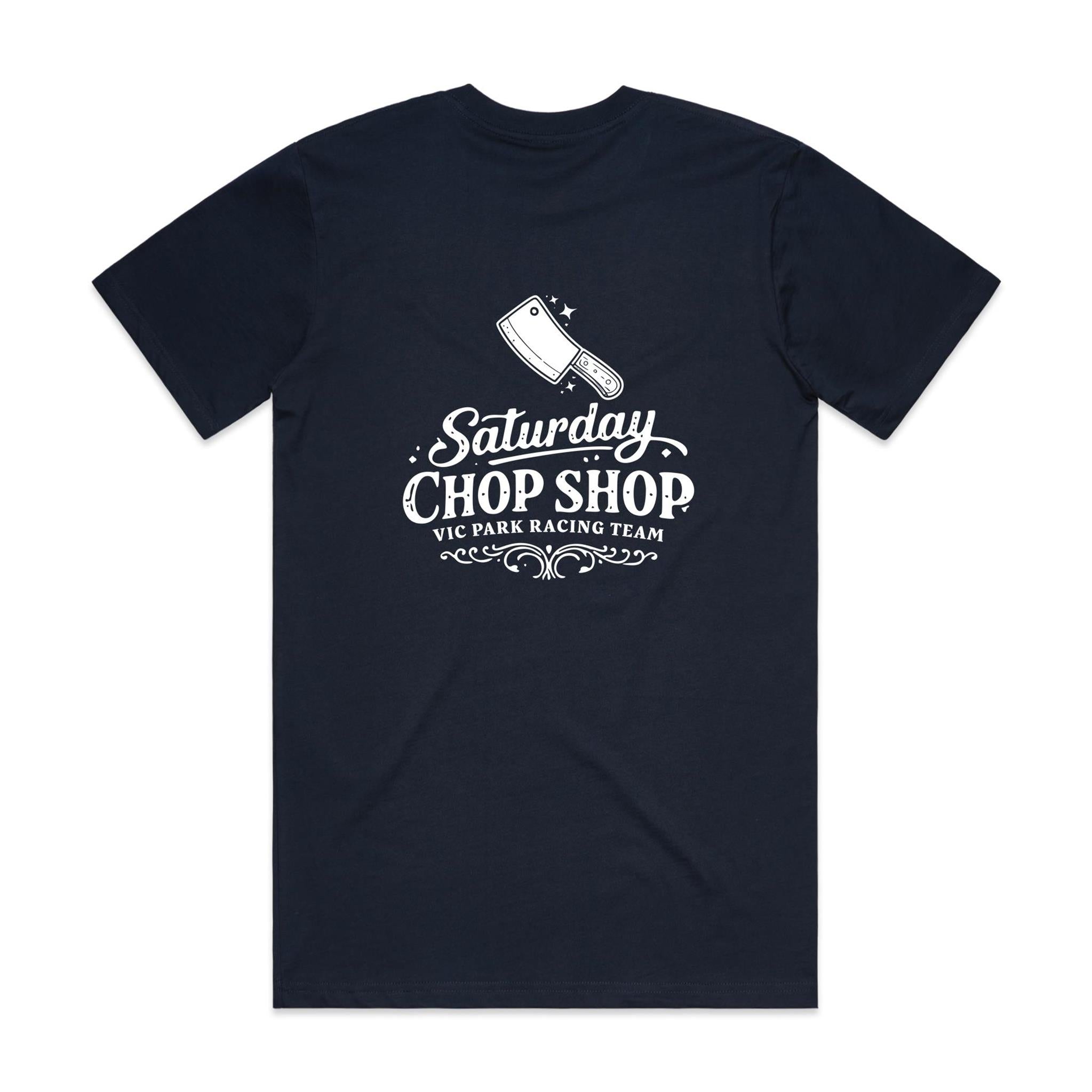 VRT Saturday Chop Shop Tee (Navy)